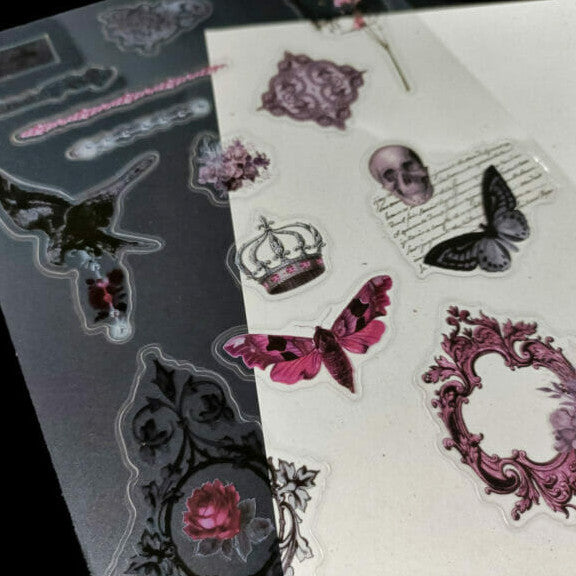 CoraCreaCrafts Sticker Sheet - Victorian Gothic