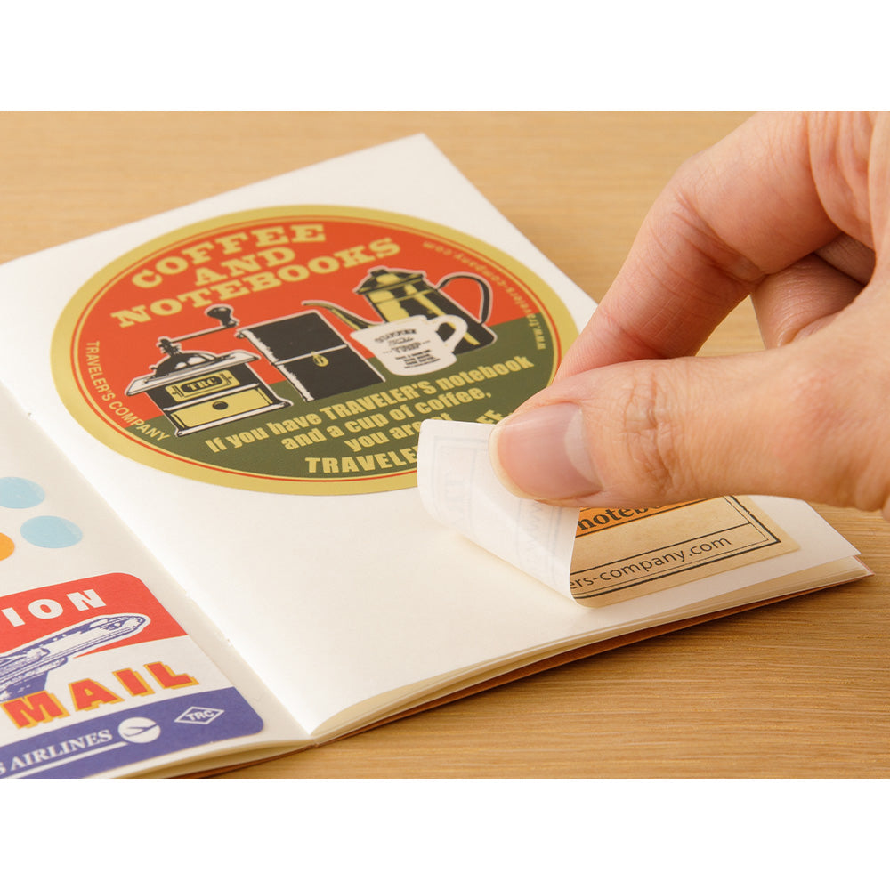 Traveler's Sticker Release Notebook Refill -  Passport Size