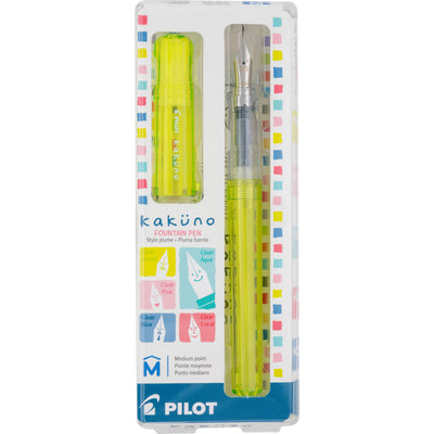 Pilot Kakuno Fountain Pen - Translucent Green