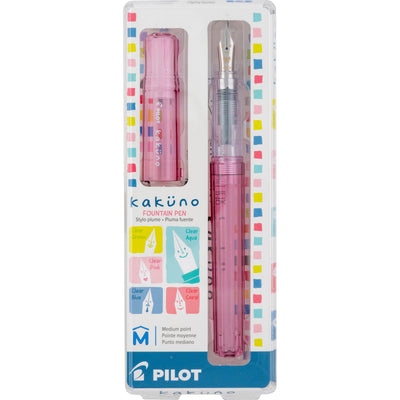 Pilot Kakuno Fountain Pen - Translucent Pink