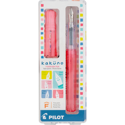 Pilot Kakuno Fountain Pen - Translucent Coral