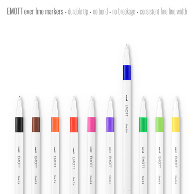 Uni-ball Emott Fine Line Marker Pen