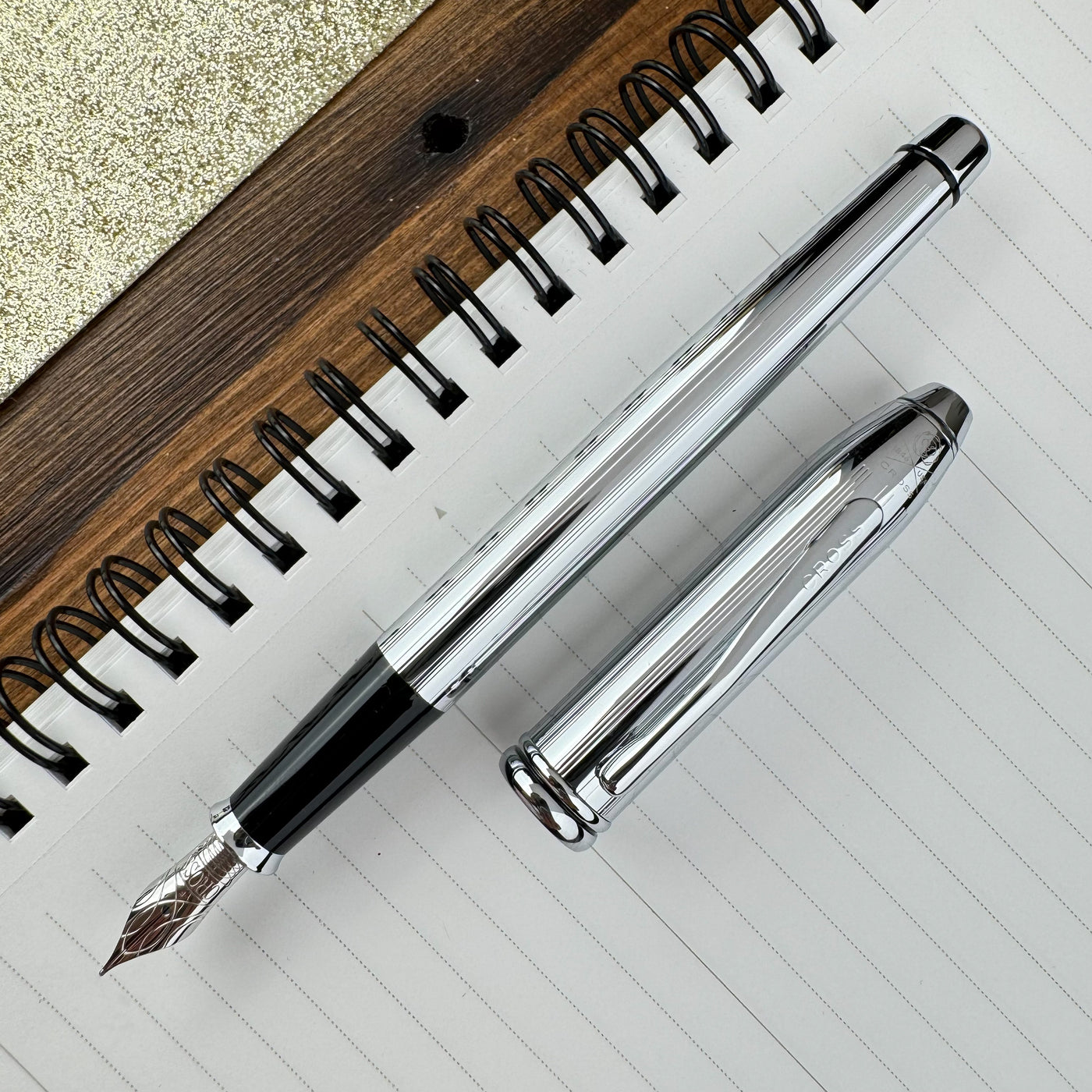 Cross Townsend Fountain Pen - Chrome