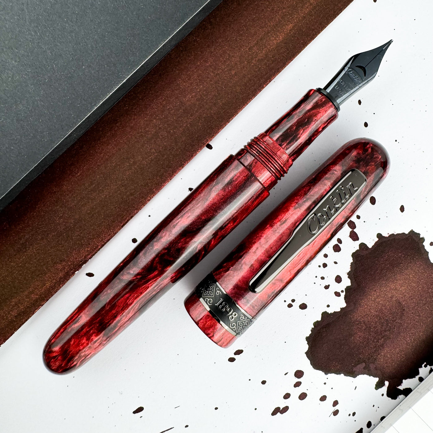 Conklin 1898 Fountain Pen - Red (Atlas Exclusive)