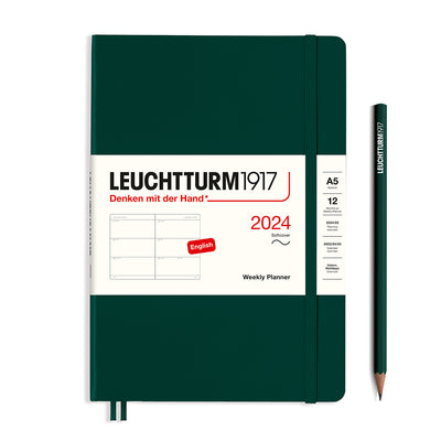 Leuchtturm Weekly Softcover Planner - Medium (A5) 5 3/4" x 8 1/4"