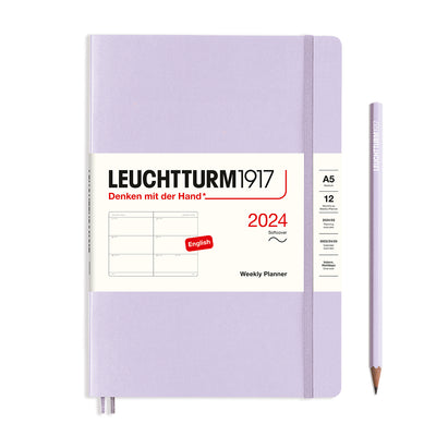 Leuchtturm Weekly Softcover Planner - Medium (A5) 5 3/4" x 8 1/4"