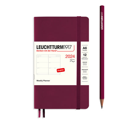 Leuchtturm Weekly Softcover Planner - Pocket (A6) 3 1/2" x 6"