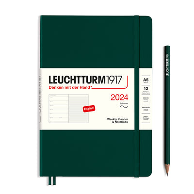 Leuchtturm Weekly Softcover Planner & Notebook - Medium (A5) 5 3/4" x 8 1/4"