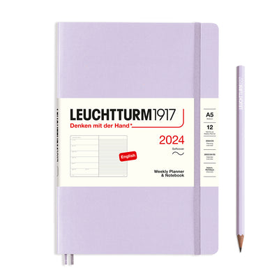 Leuchtturm Weekly Softcover Planner & Notebook - Medium (A5) 5 3/4" x 8 1/4"