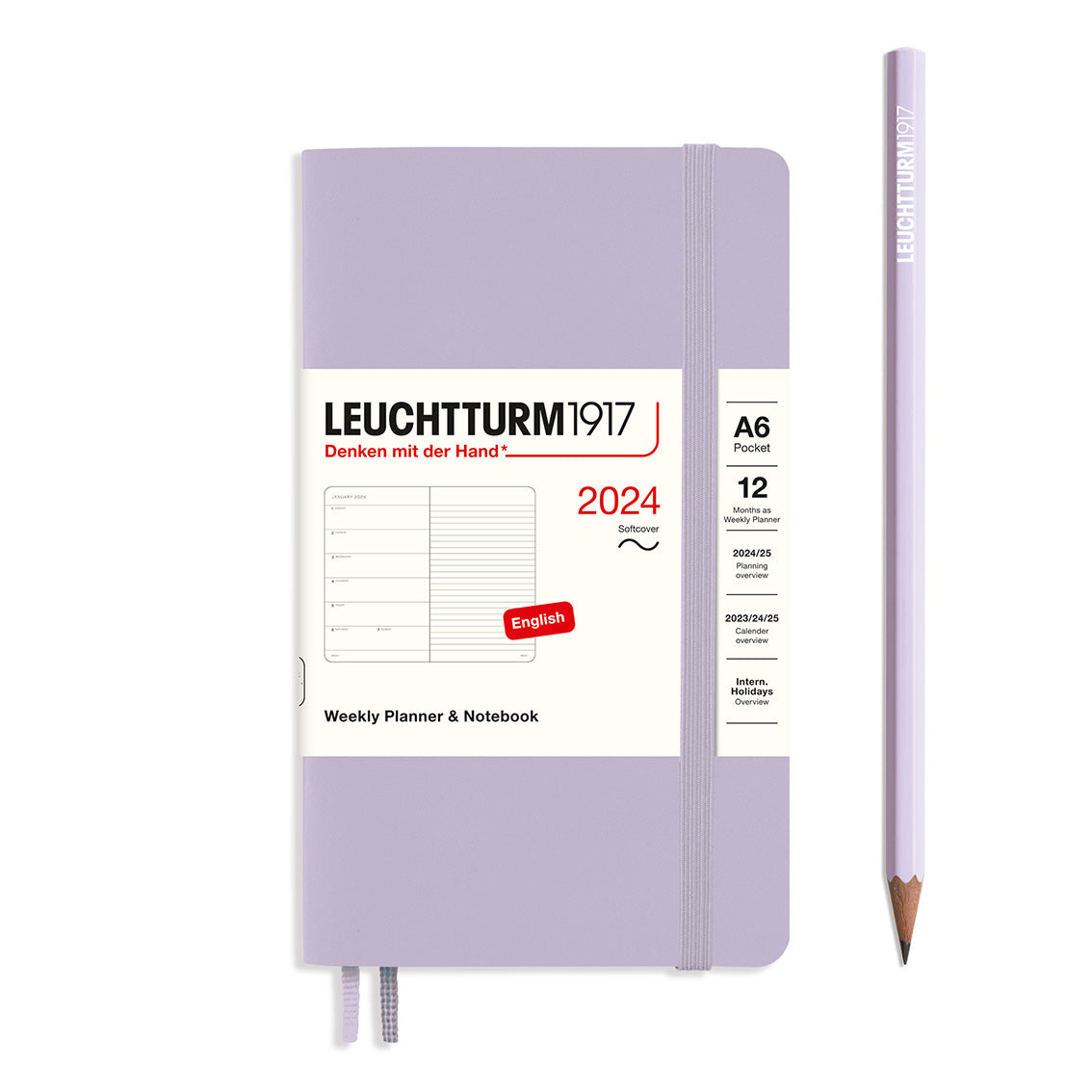 Leuchtturm Weekly Softcover Planner & Notebook - Pocket (A6) 3 1/2" x 6"