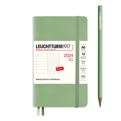 Leuchtturm Weekly Softcover Planner & Notebook - Pocket (A6) 3 1/2" x 6"