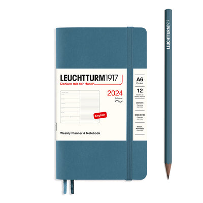 Leuchtturm Weekly Softcover Planner & Notebook - Pocket (A6) 3 1/2" x 6"