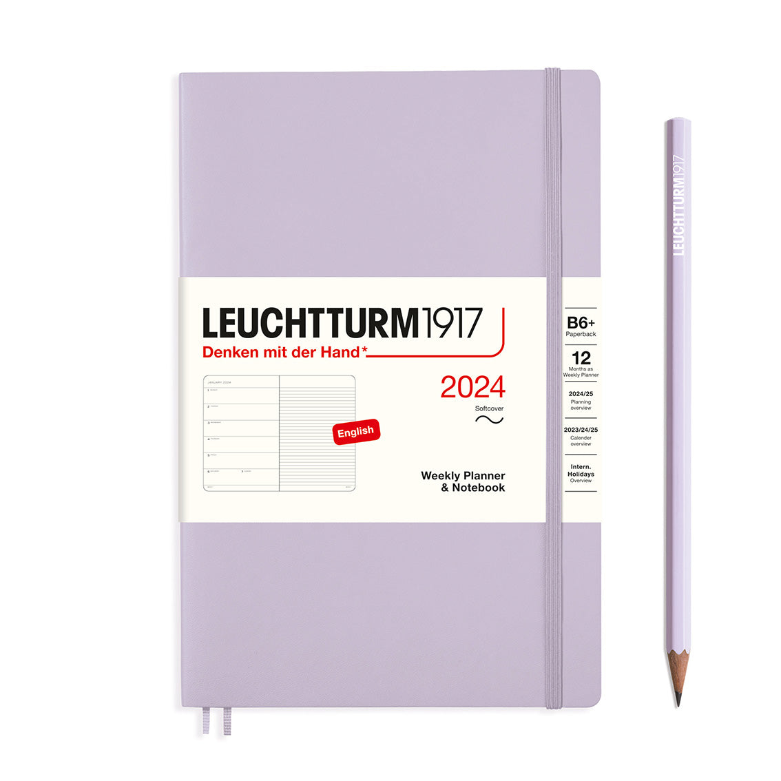 Leuchtturm Weekly Softcover Planner & Notebook - Paperback (B6+) 5" x 7 1/2"