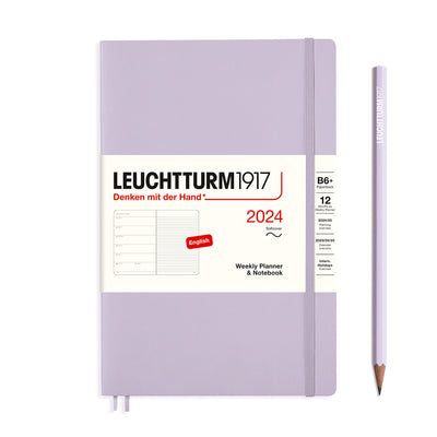 Leuchtturm Weekly Softcover Planner & Notebook - Paperback (B6+) 5" x 7 1/2"