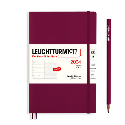 Leuchtturm Weekly Softcover Planner & Notebook - Paperback (B6+) 5" x 7 1/2"