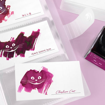 Wearingeul Ink Color Swatch Card - Smile Cat