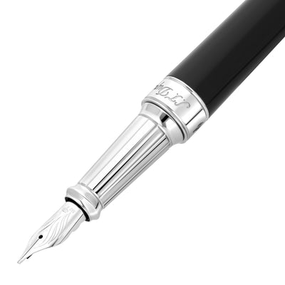 S.T. Dupont Line D Eternity XL Fountain Pen - Black Lacquer