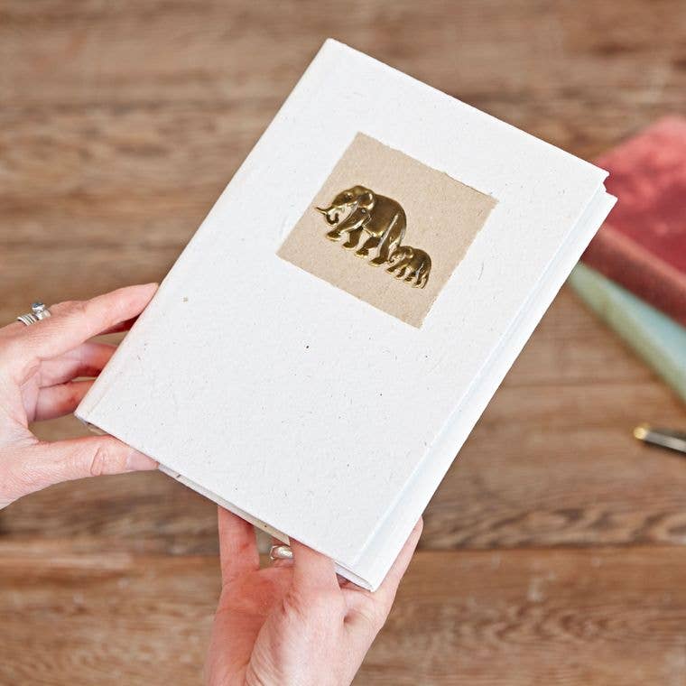 Handmade Elephant Dung Journal Notebook