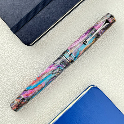 Leonardo Momento Zero Fountain Pen - Primary Manipulation 4.5 w/ Ruthenium Trim (Atlas Exclusive)