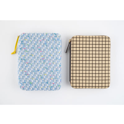 Hobonichi Techo A5 Cousin Cover - Taut Zipped (Café au Lait Plaid)