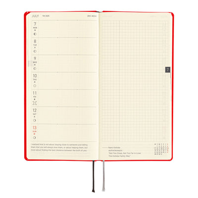 Hobonichi Techo Weeks Mega - Colors: Chili Pepper