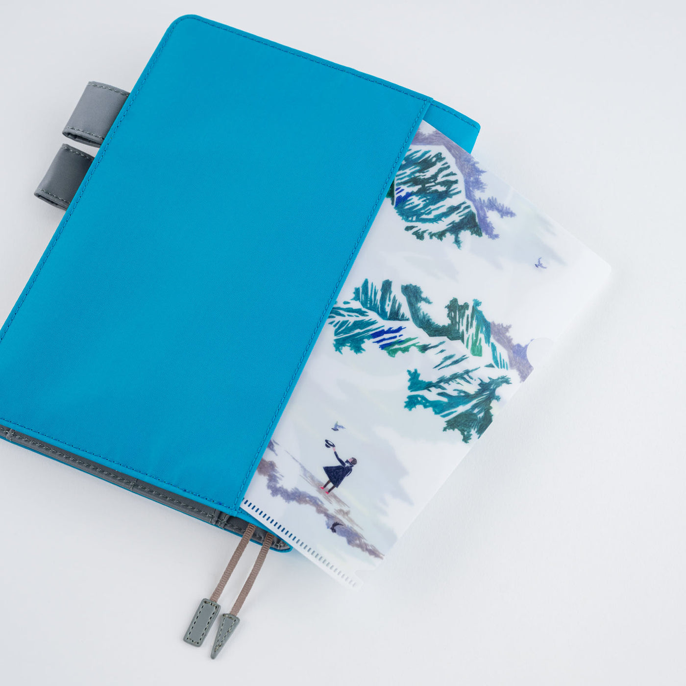 Hobonichi iyo okumi: Hobonichi Clear Folder Set of 2 for A5 Size (iyo okumi)