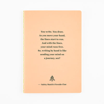 Hobonichi Fireside Chat Notebook - Lined (B6 Size)