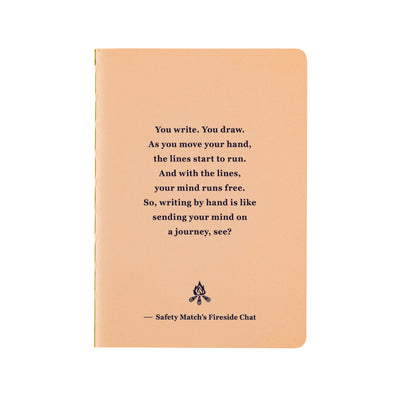 Hobonichi Fireside Chat Notebook - Lined (B7 Size)