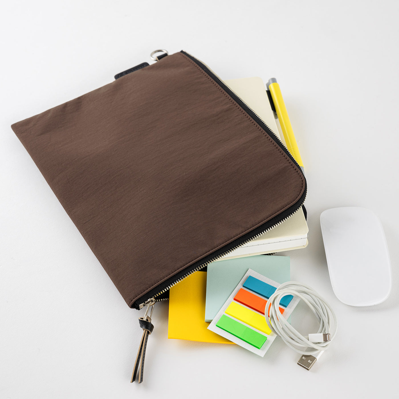 Hobonichi Tragen Flat Pouch for A5 Size (Brown)