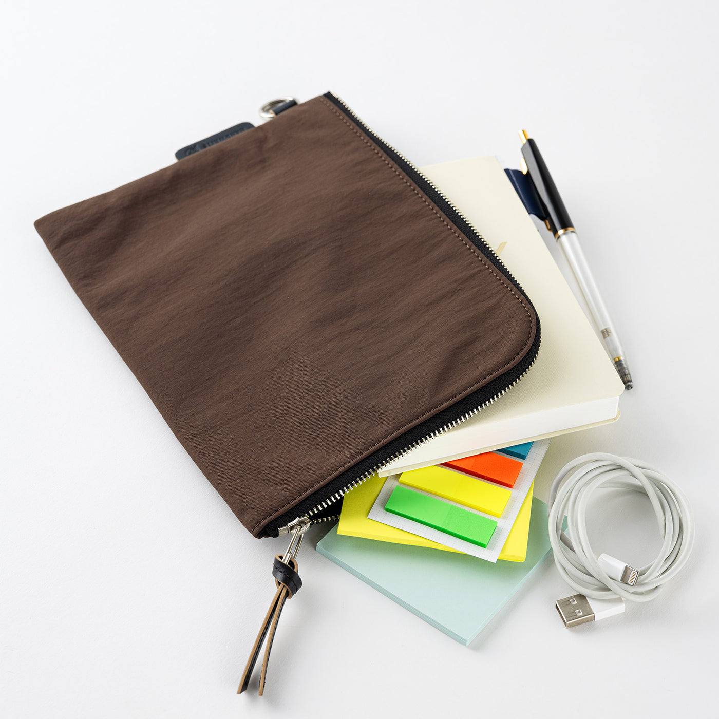 Hobonichi Tragen Flat Pouch for A6 Size (Brown)