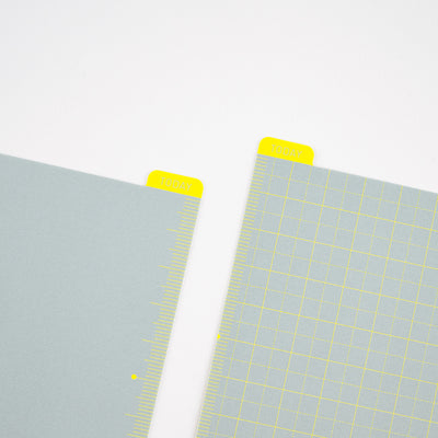 Hobonichi Pencil Board for Techo A6 Size (Ice Gray x Yellow)