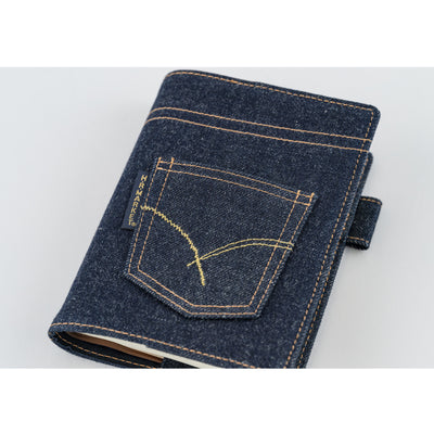 Hobonichi A6 5-Year Book Cover - Hollywood Ranch Market: Indigo Jeans Pocket