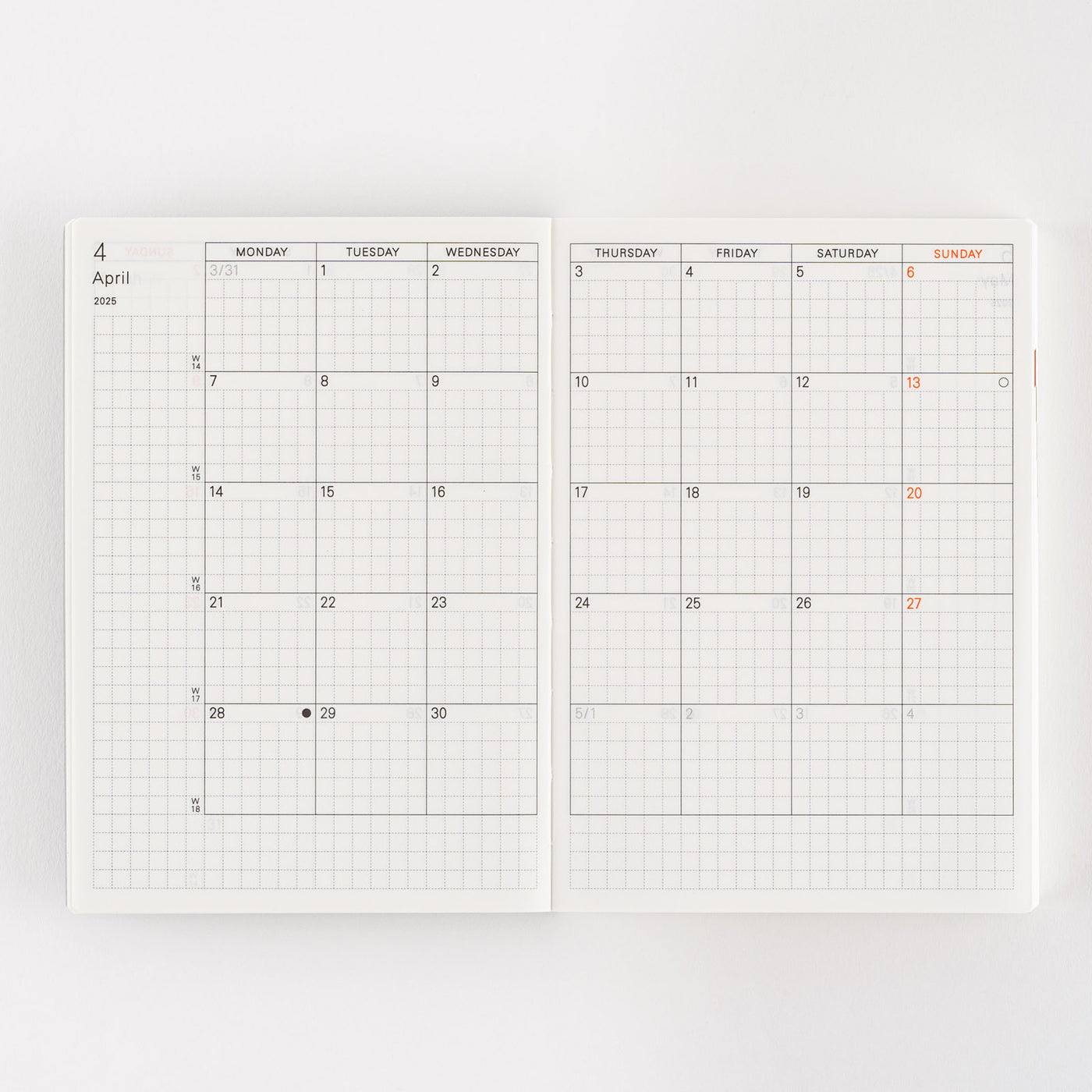 Hobonichi Techo A6 English Planner Book