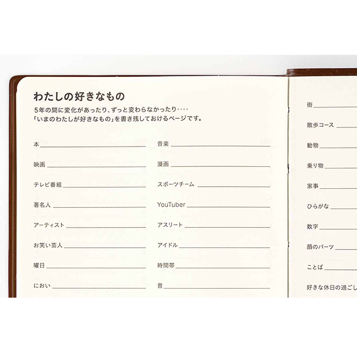 Hobonichi A6 5-Year Techo Japanese Book (2025-2029) [A6 size]