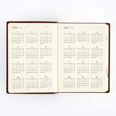 Hobonichi A6 5-Year Techo Japanese Book (2025-2029) [A6 size]