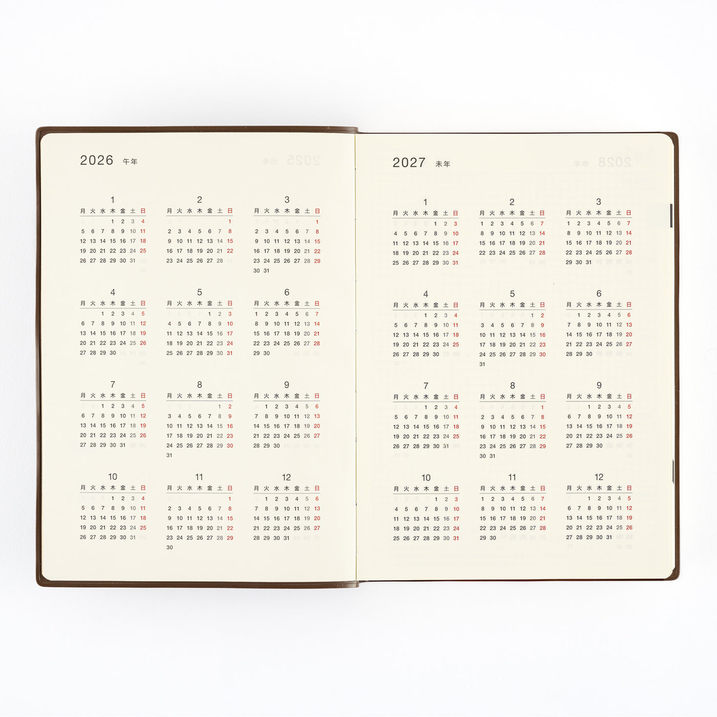 Hobonichi A5 5-Year Techo Japanese Book (2025-2029) [A5 size]