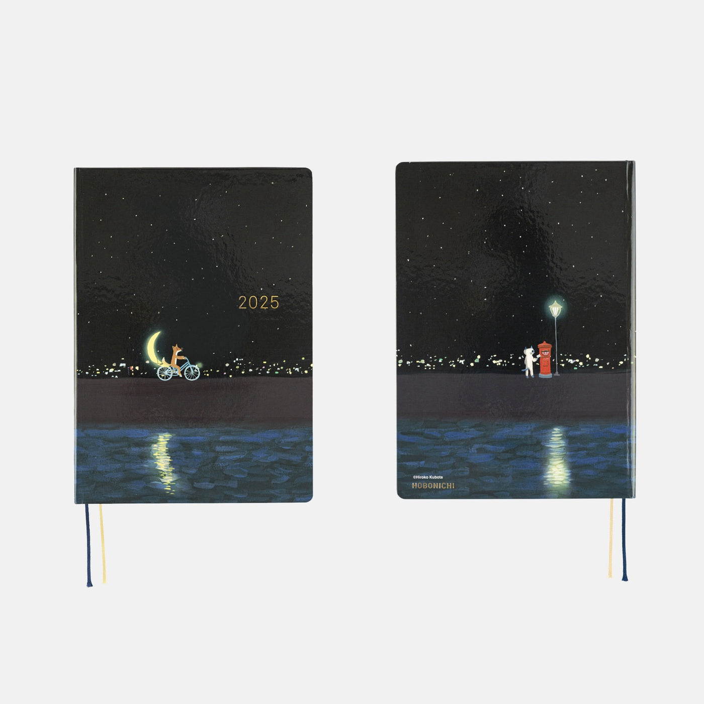 Hobonichi HON A5 - Hiroko Kubota: Crescent Moon Delivery