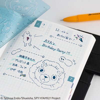 Hobonichi SPY x FAMILY: Hobonichi Stencil - SPY x FAMILY