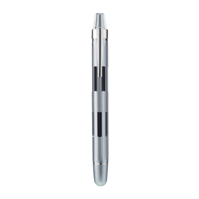 Nahvalur Eclipse Fountain Pen - Pure Silver