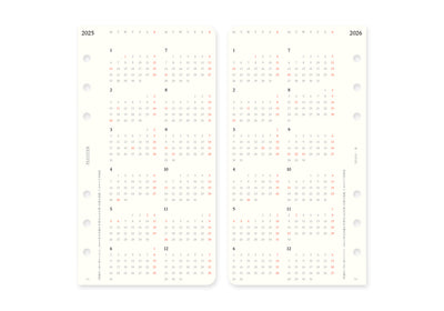 Plotter Monthly Schedule - Bible Size