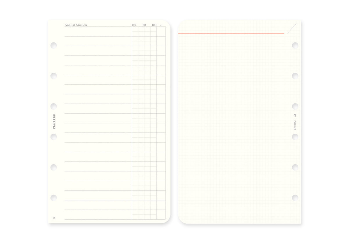 Plotter Weekly Schedule - Mini Size