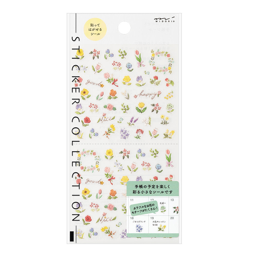 Midori Stickers - Wild Flowers