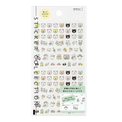 Midori Stickers - Pictograph Bear