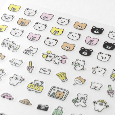 Midori Stickers - Pictograph Bear