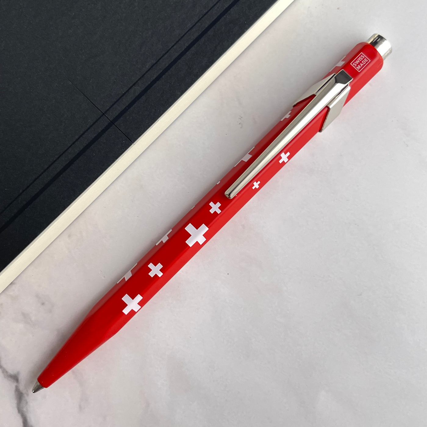 Caran d'Ache 849 Ballpoint Pen - Swiss Flag