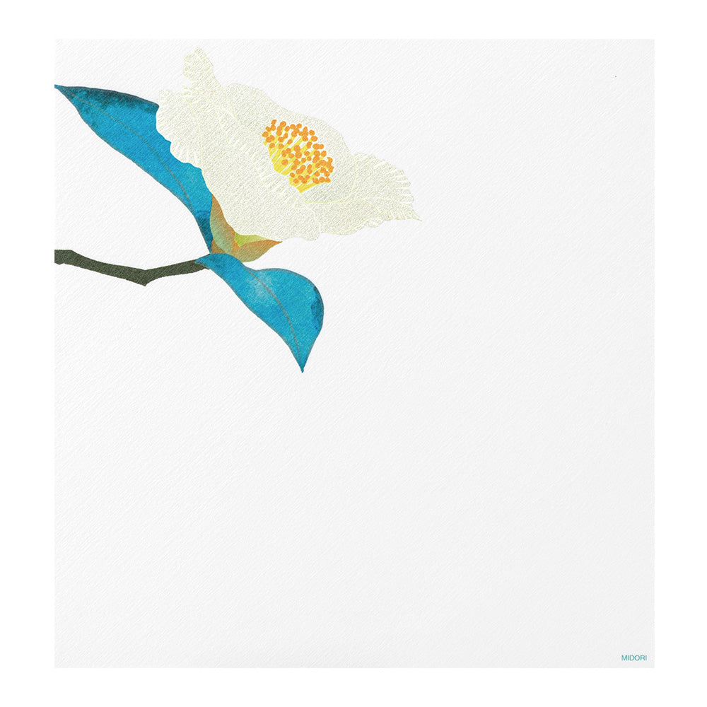 Midori Letter Pad - Japanese Stewartia