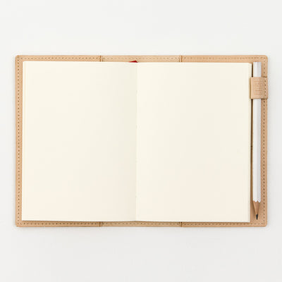 Midori MD Notebook Goat Leather Cover - A6