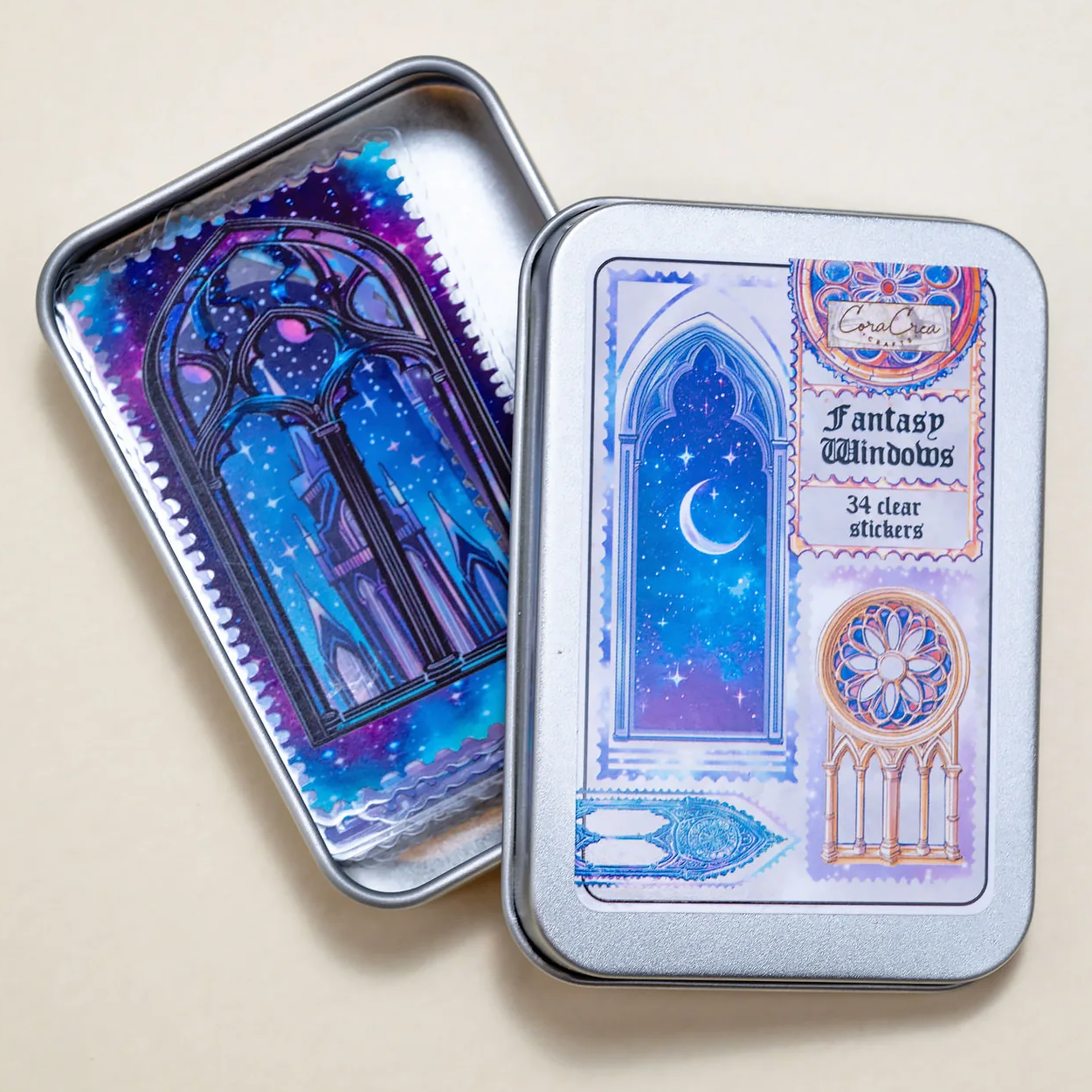 CoraCreaCrafts Sticker Box - Fantasy Windows