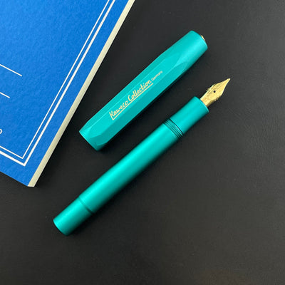 Kaweco Collection AL Sport Fountain Pen - Iguana Blue (Special Edition)