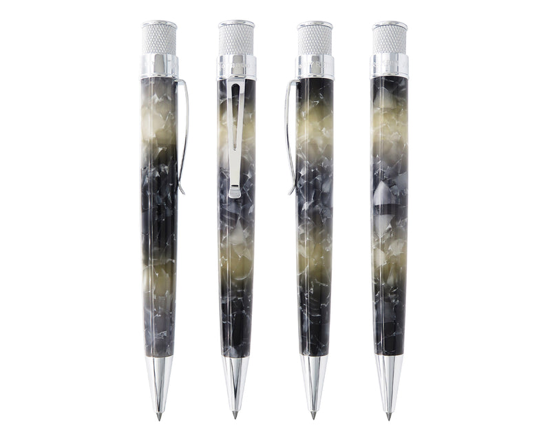 Retro 51 Tornado Acrylic Rollerball Pen - Silver Lining